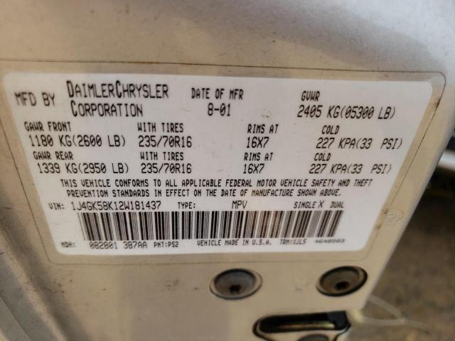 Photo 13 VIN: 1J4GK58K12W181437 - JEEP LIBERTY LI 