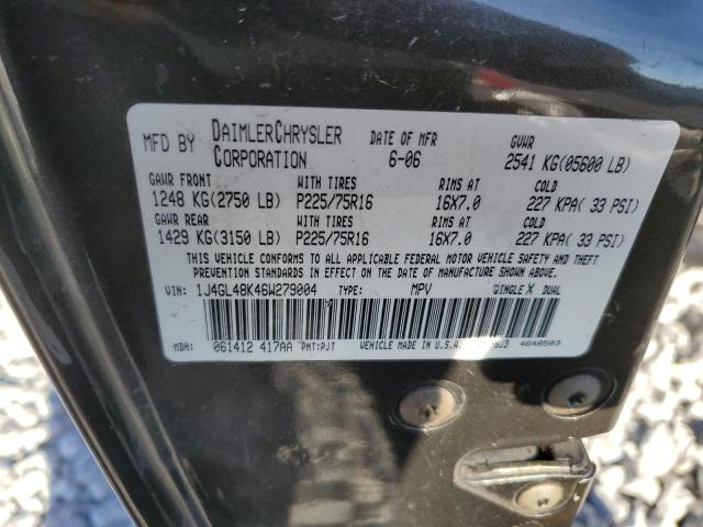 Photo 13 VIN: 1J4GL48K46W279004 - JEEP LIBERTY SP 