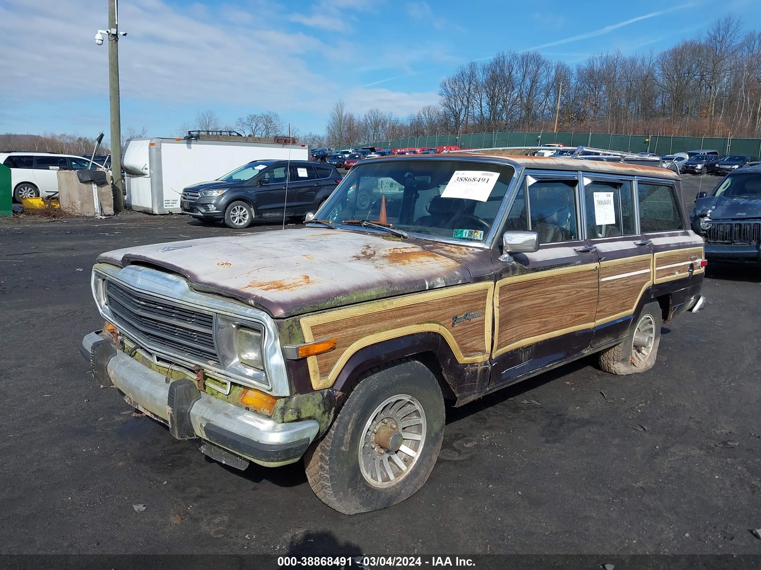 Photo 1 VIN: 1J4GS5873KP101416 - JEEP GRAND WAGONEER 