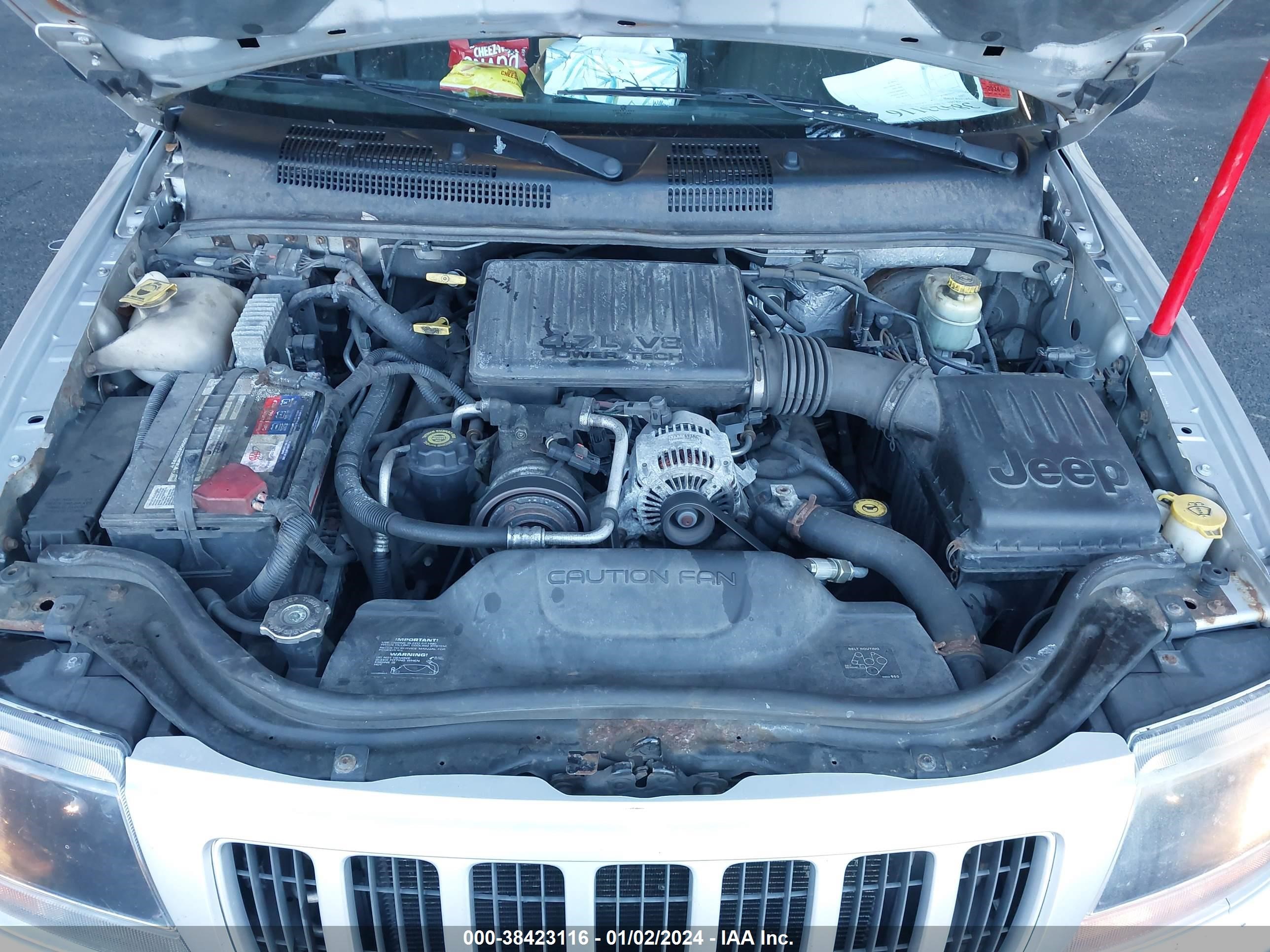 Photo 9 VIN: 1J4GW48N14C242847 - JEEP GRAND CHEROKEE 