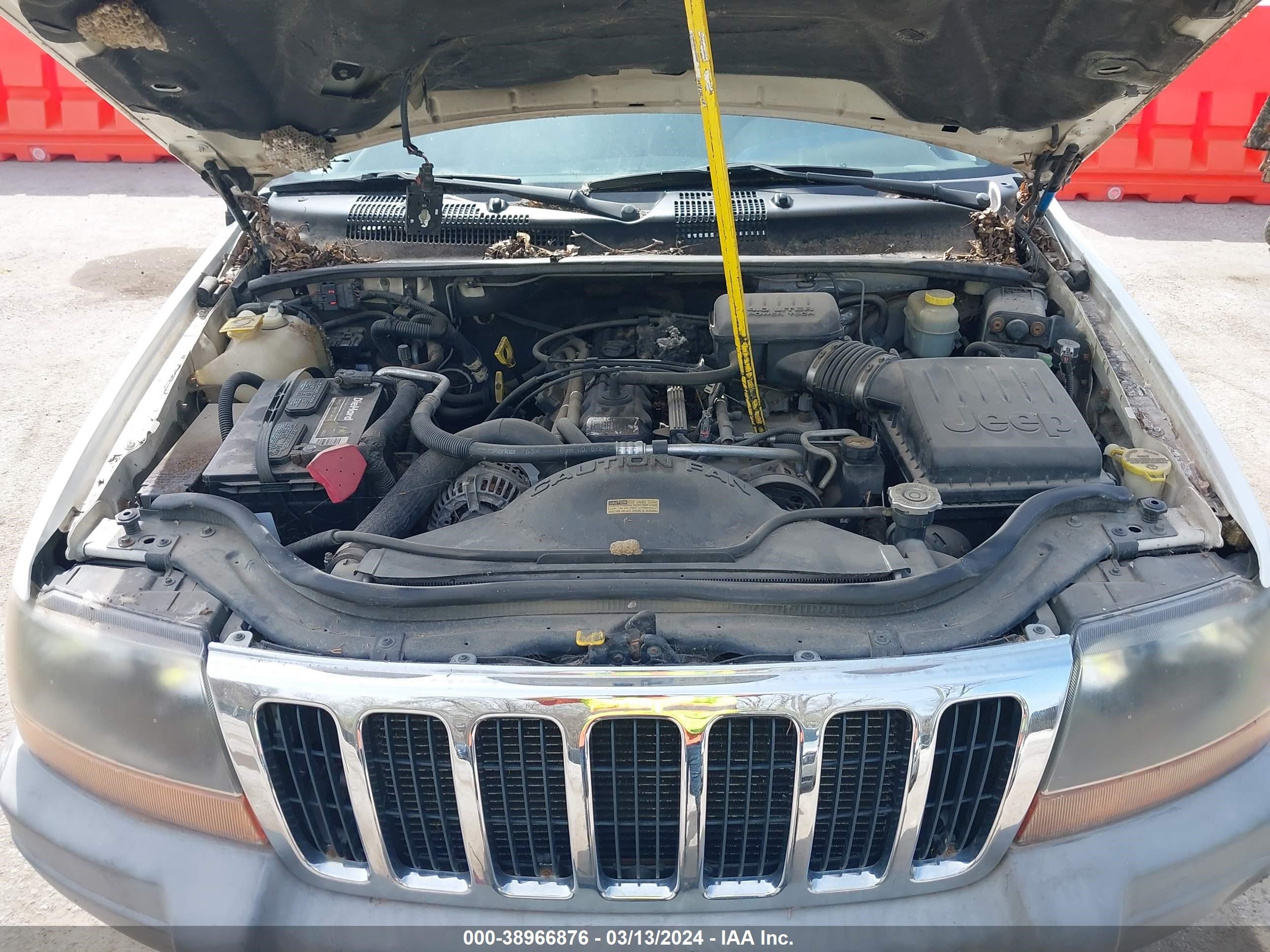 Photo 9 VIN: 1J4GW48S4YC154435 - JEEP GRAND CHEROKEE 