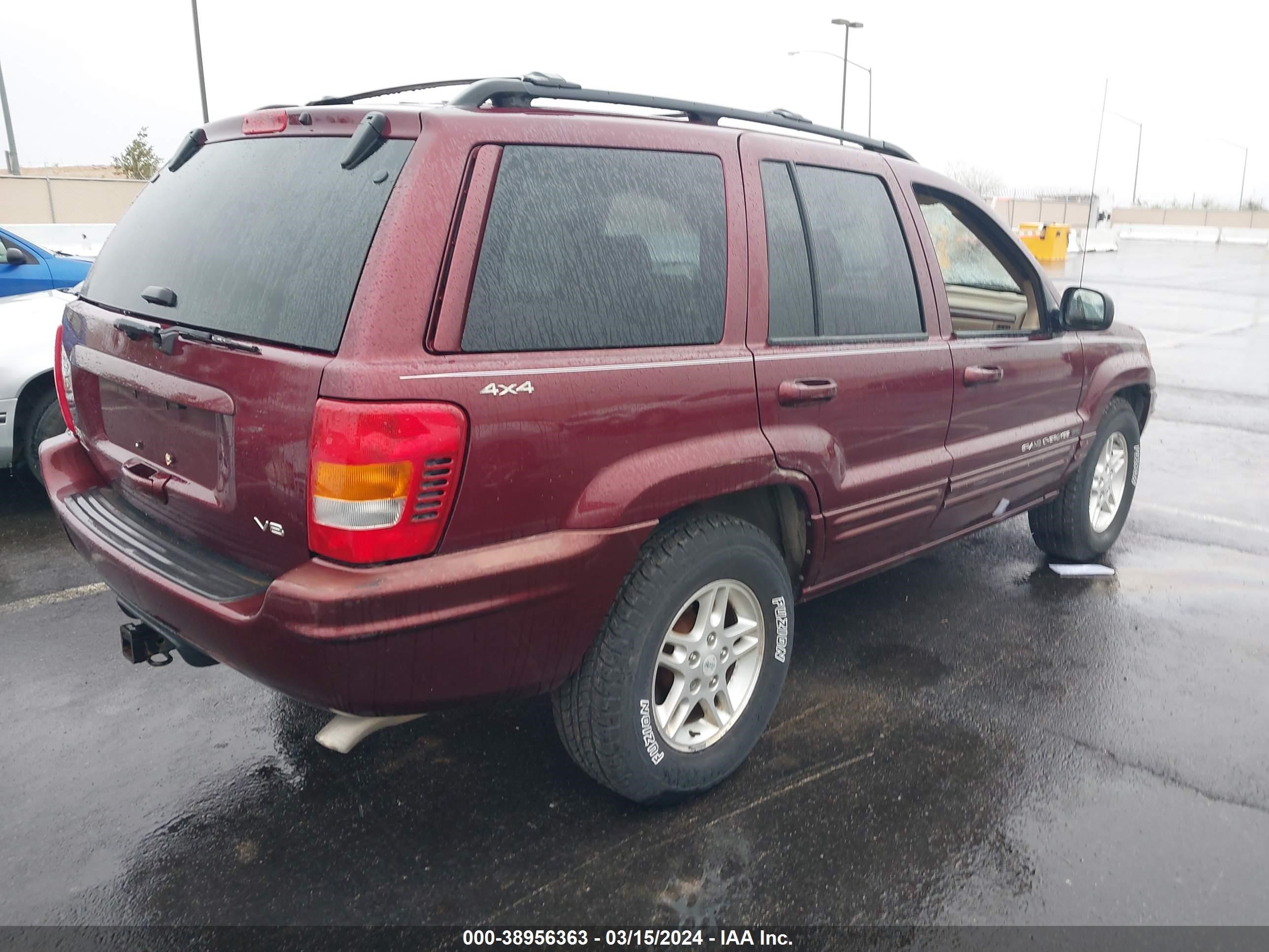 Photo 3 VIN: 1J4GW58N2YC248247 - JEEP GRAND CHEROKEE 