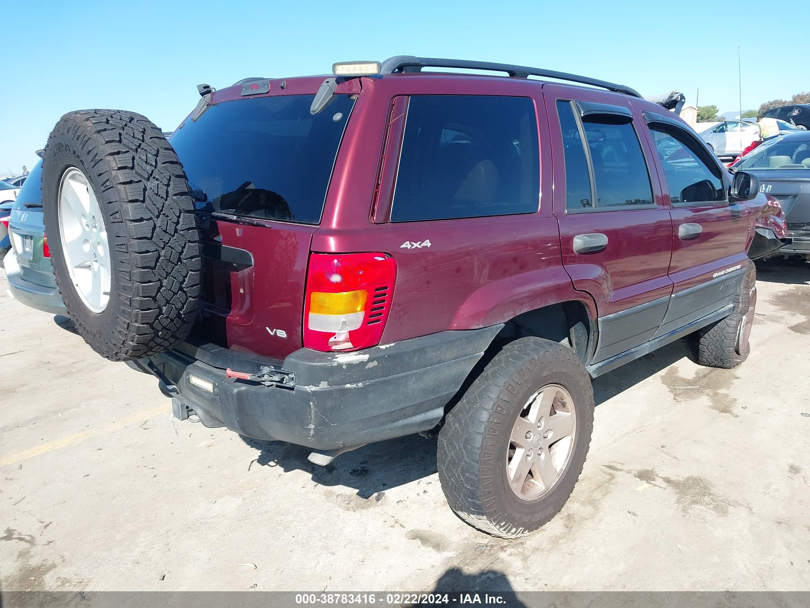 Photo 3 VIN: 1J4GW58N3XC641141 - JEEP GRAND CHEROKEE 