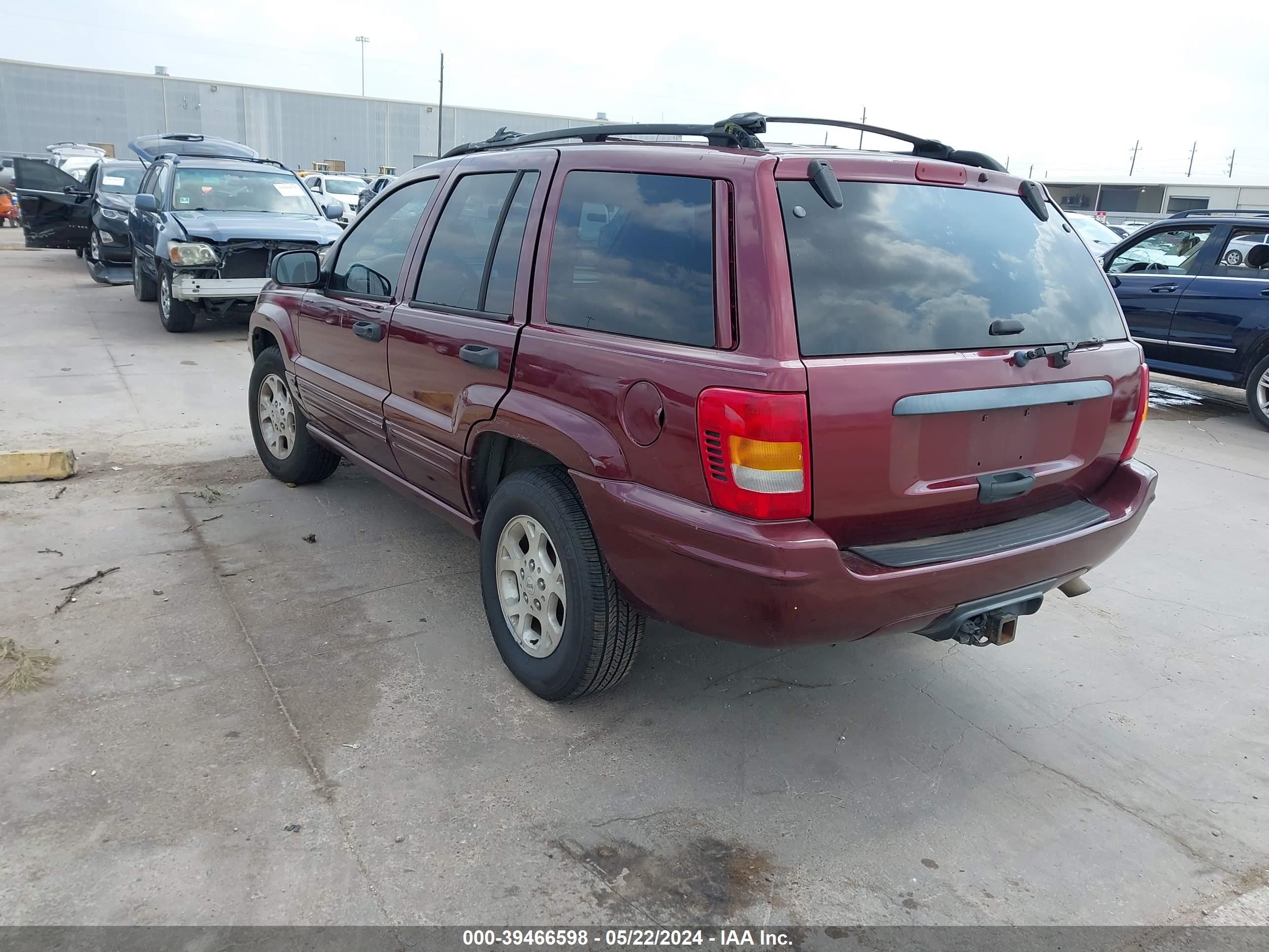 Photo 2 VIN: 1J4GW58N8XC729330 - JEEP GRAND CHEROKEE 