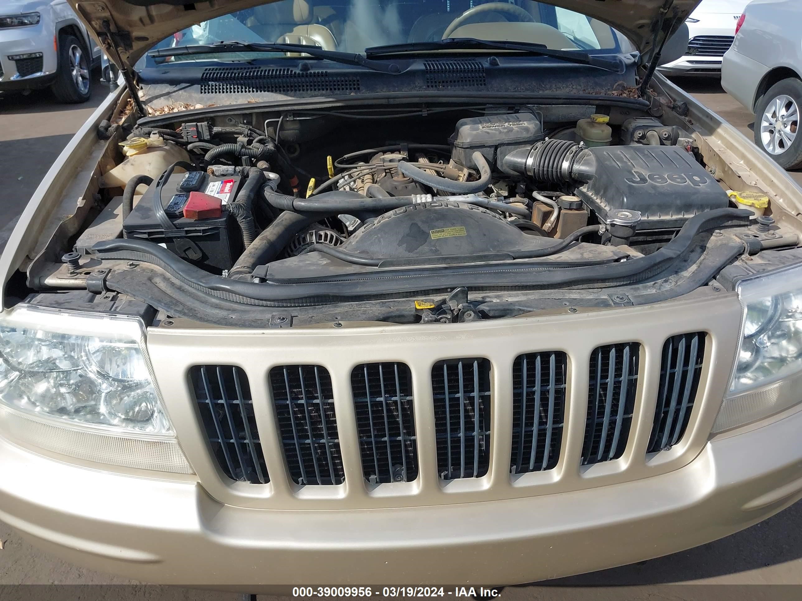 Photo 9 VIN: 1J4GW58S9YC381352 - JEEP GRAND CHEROKEE 