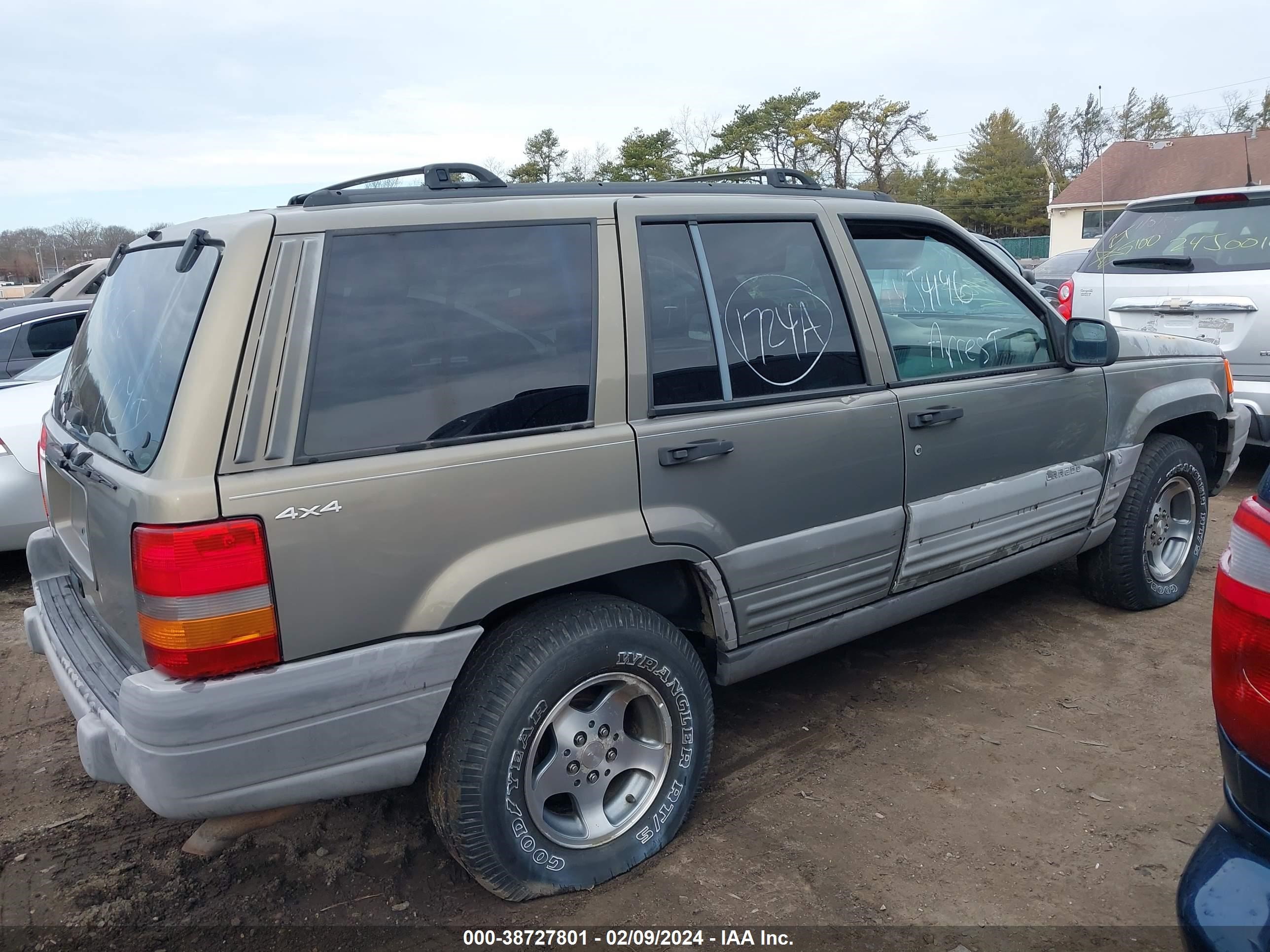 Photo 3 VIN: 1J4GZ58S4WC203692 - JEEP GRAND CHEROKEE 