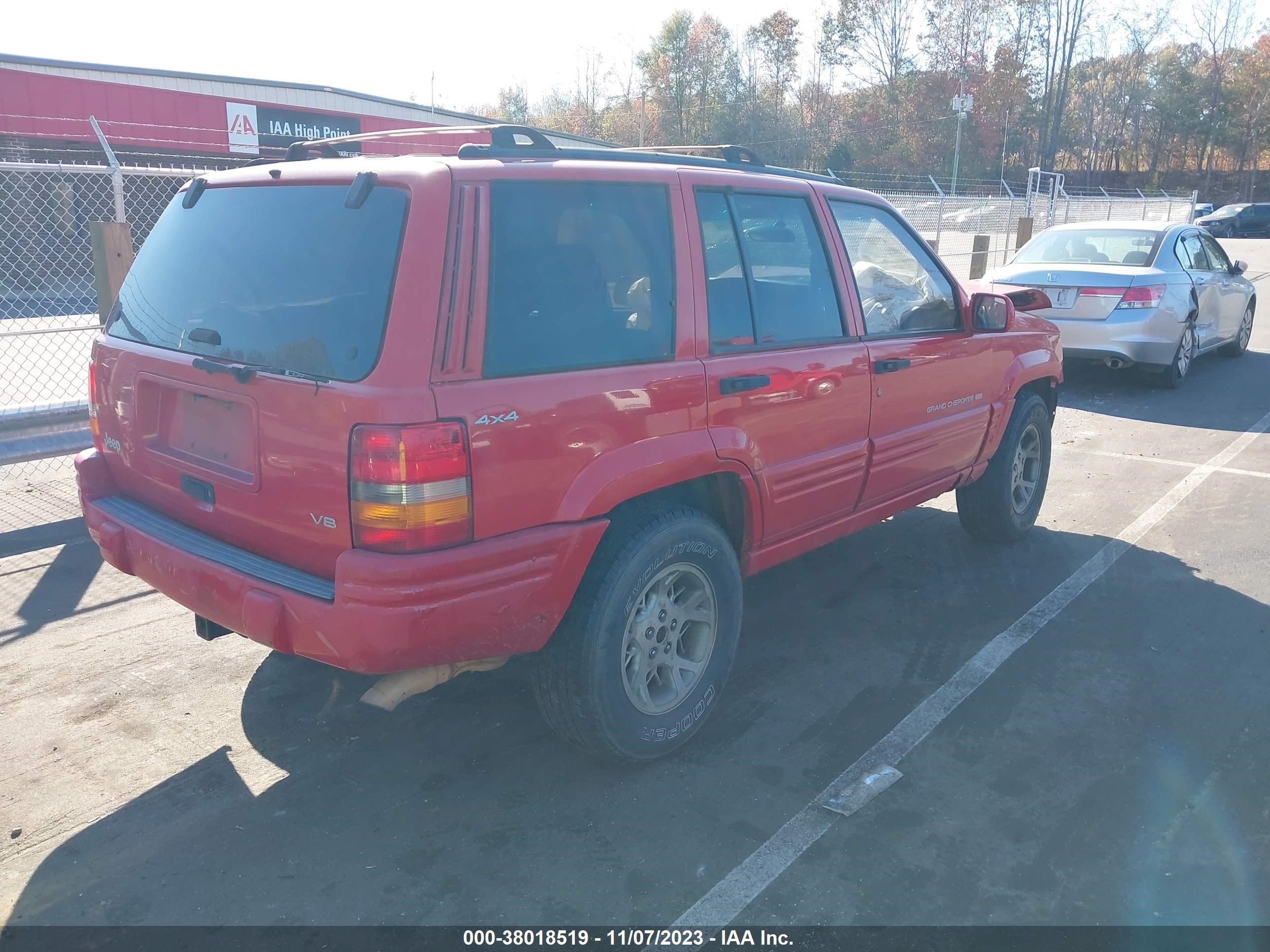 Photo 3 VIN: 1J4GZ78Y1WC194997 - JEEP GRAND CHEROKEE 