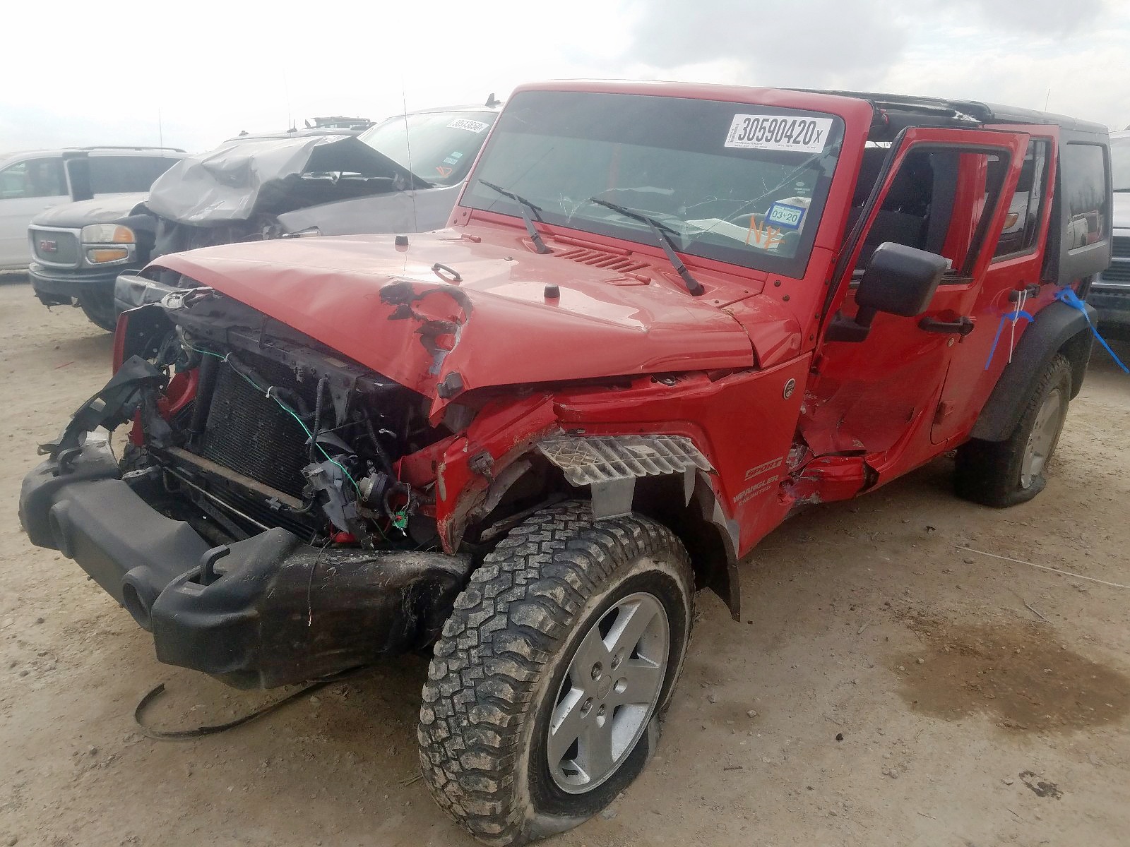 Photo 1 VIN: 1J4HA3H13BL580158 - JEEP WRANGLER U 