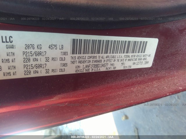 Photo 8 VIN: 1J4NF1FB9BD134577 - JEEP COMPASS 