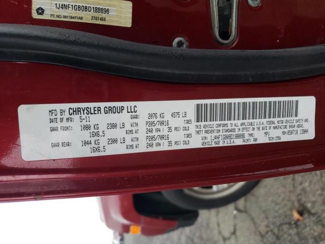 Photo 11 VIN: 1J4NF1GB0BD188896 - JEEP PATRIOT SP 