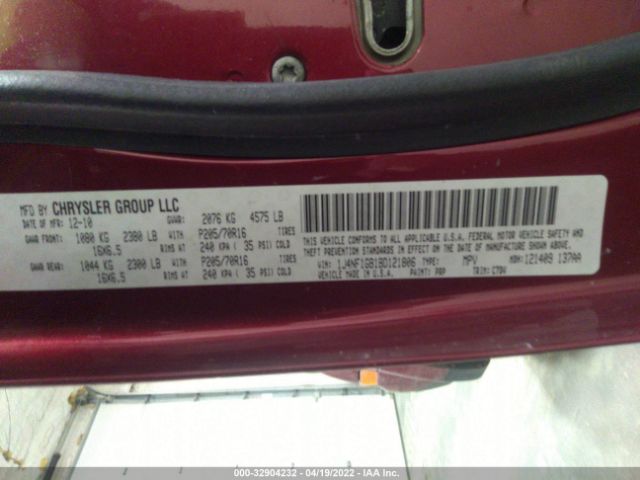 Photo 8 VIN: 1J4NF1GB1BD121806 - JEEP PATRIOT 