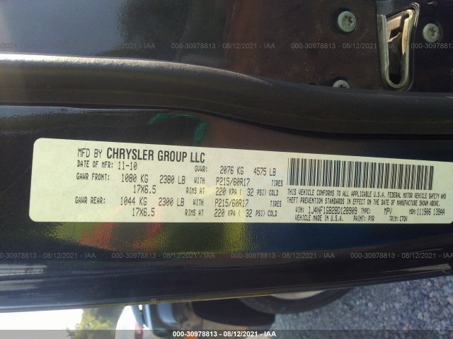 Photo 8 VIN: 1J4NF1GB2BD128909 - JEEP PATRIOT 