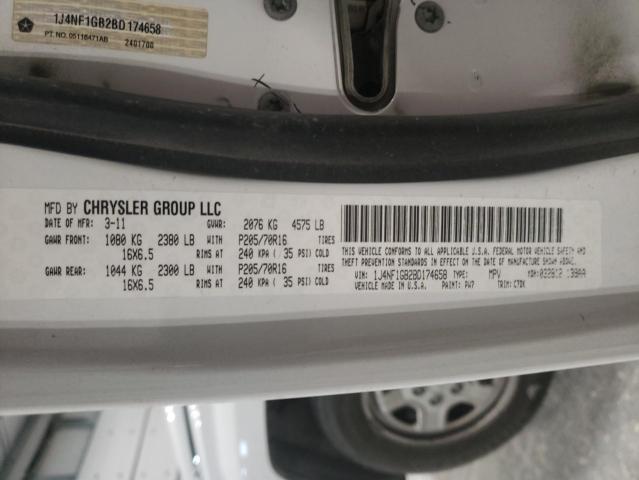 Photo 9 VIN: 1J4NF1GB2BD174658 - JEEP PATRIOT SP 