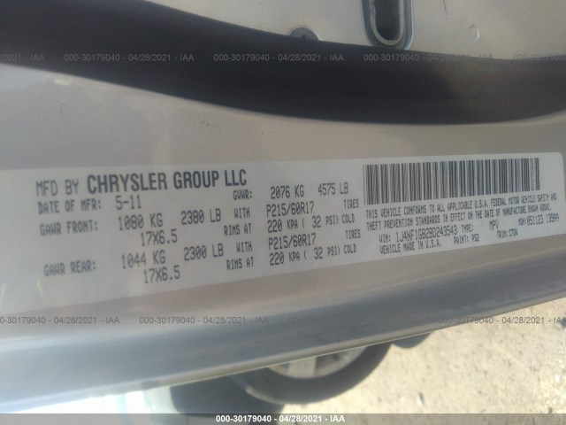 Photo 8 VIN: 1J4NF1GB2BD243543 - JEEP PATRIOT 