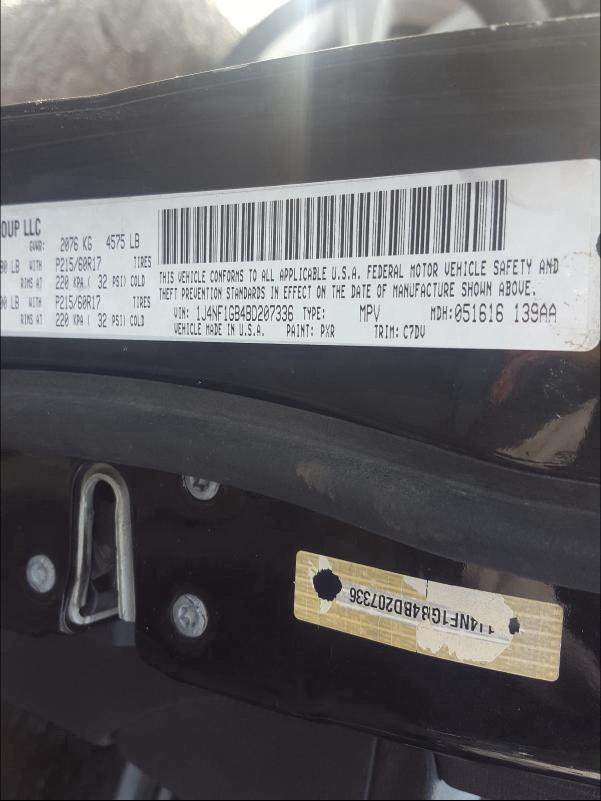 Photo 9 VIN: 1J4NF1GB4BD207336 - JEEP PATRIOT SP 