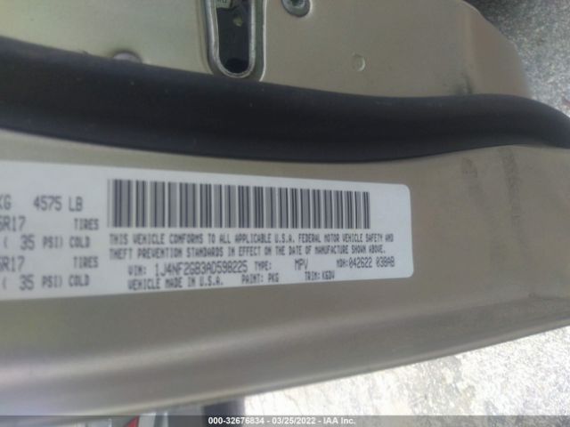 Photo 8 VIN: 1J4NF2GB3AD598225 - JEEP PATRIOT 