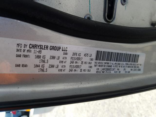 Photo 9 VIN: 1J4NF2GB6AD513071 - JEEP PATRIOT SP 