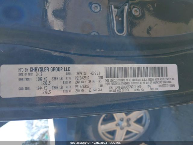 Photo 8 VIN: 1J4NF2GB6AD574713 - JEEP PATRIOT 