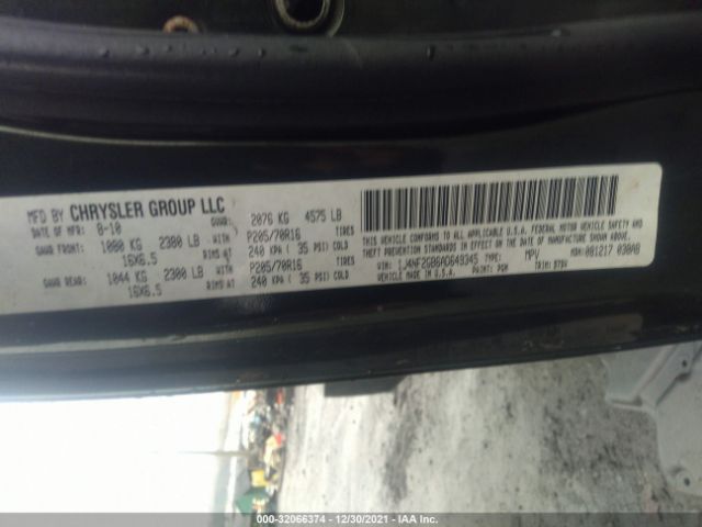 Photo 8 VIN: 1J4NF2GB6AD649345 - JEEP PATRIOT 