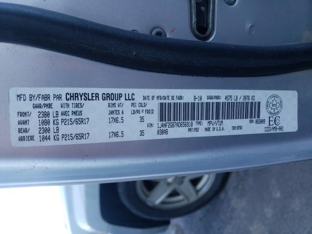 Photo 9 VIN: 1J4NF2GB7AD656918 - JEEP PATRIOT SP 