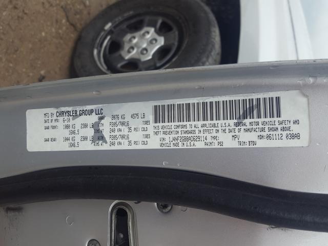 Photo 9 VIN: 1J4NF2GB8AD629114 - JEEP PATRIOT SP 