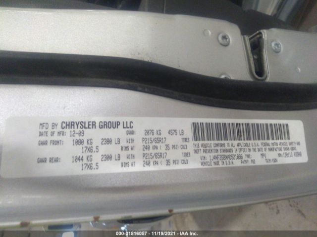 Photo 8 VIN: 1J4NF2GBXAD521898 - JEEP PATRIOT 