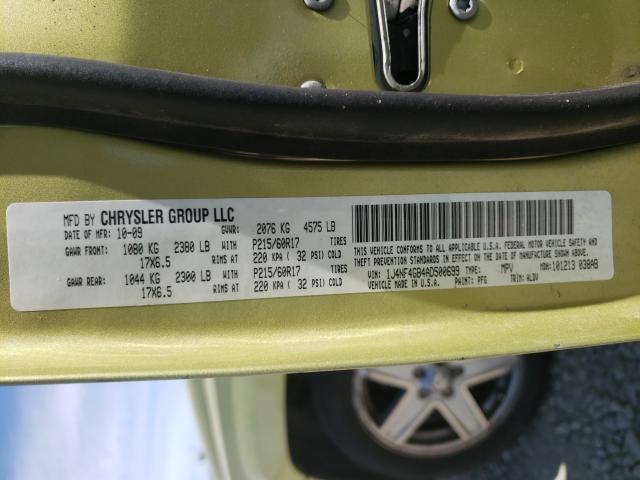 Photo 9 VIN: 1J4NF4GB4AD500699 - JEEP PATRIOT LI 