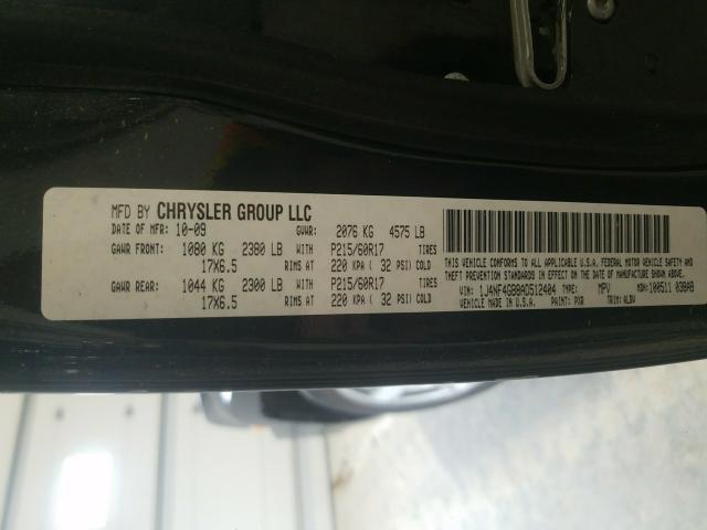 Photo 9 VIN: 1J4NF4GB8AD512404 - JEEP PATRIOT LI 