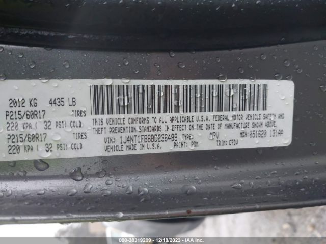 Photo 8 VIN: 1J4NT1FB6BD236489 - JEEP COMPASS 