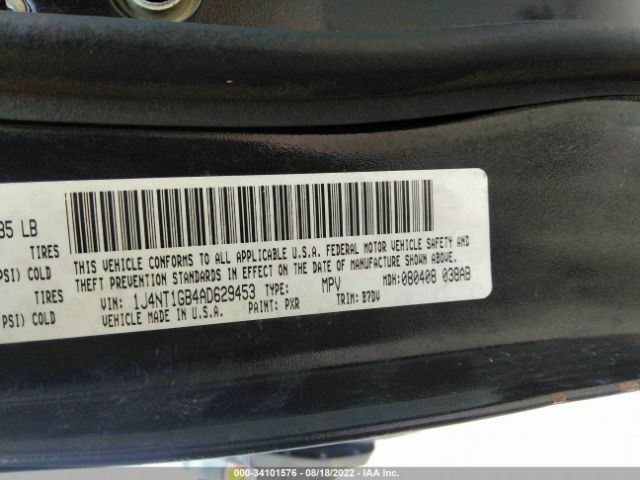 Photo 8 VIN: 1J4NT1GB4AD629453 - JEEP PATRIOT 