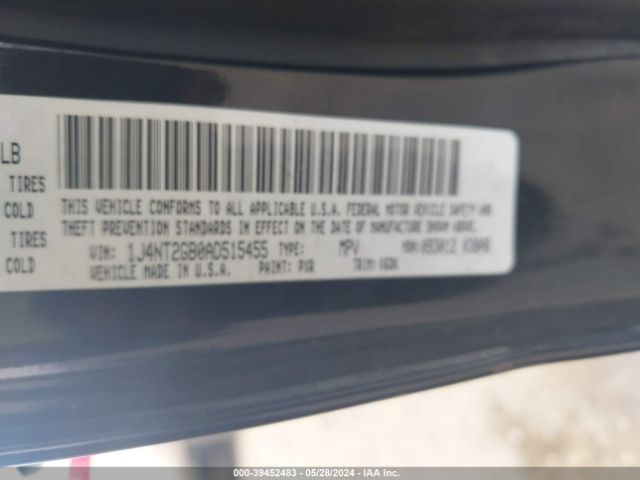 Photo 8 VIN: 1J4NT2GB0AD515455 - JEEP PATRIOT 