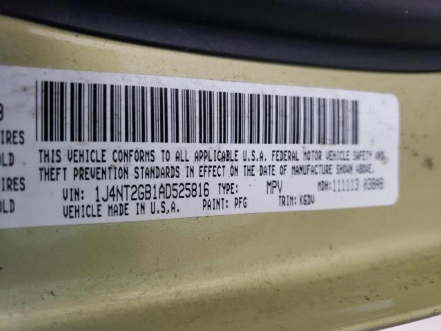 Photo 9 VIN: 1J4NT2GB1AD525816 - JEEP PATRIOT SP 