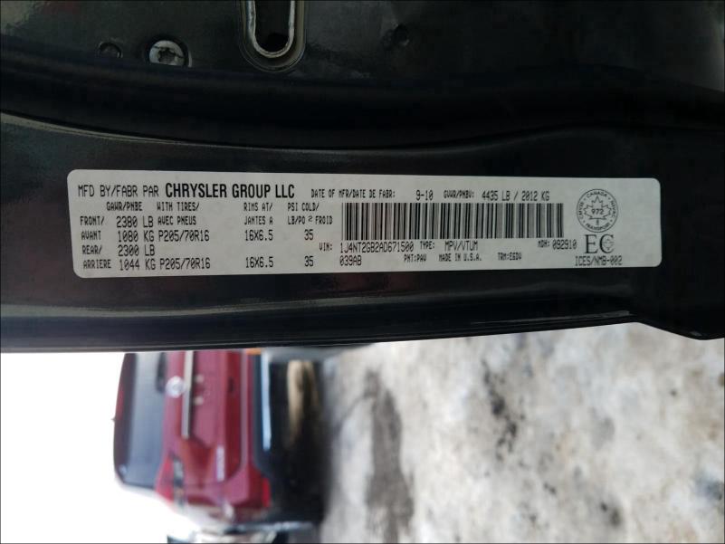 Photo 9 VIN: 1J4NT2GB2AD671500 - JEEP PATRIOT SP 