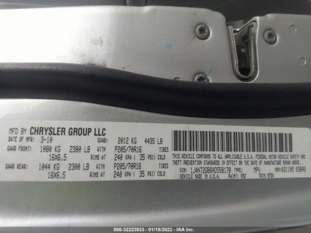 Photo 8 VIN: 1J4NT2GB6AD558178 - JEEP PATRIOT 