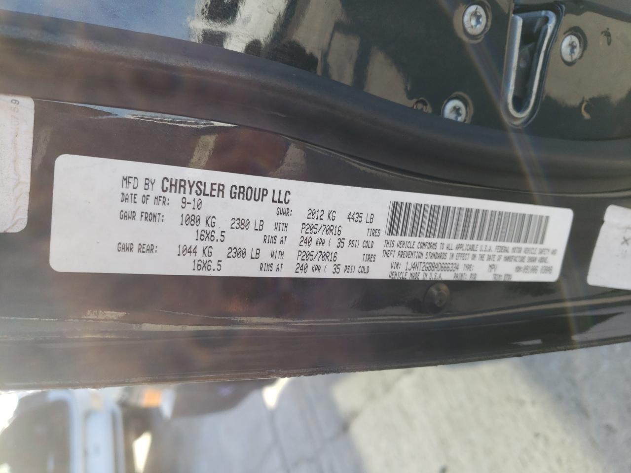 Photo 12 VIN: 1J4NT2GB8AD666334 - JEEP LIBERTY (PATRIOT) 