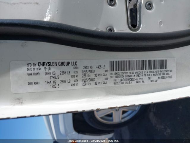 Photo 8 VIN: 1J4NT4GB0AD615146 - JEEP PATRIOT 