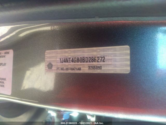 Photo 8 VIN: 1J4NT4GB0BD286272 - JEEP PATRIOT 