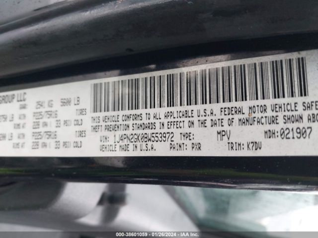 Photo 8 VIN: 1J4PN2GK0BW553972 - JEEP LIBERTY 