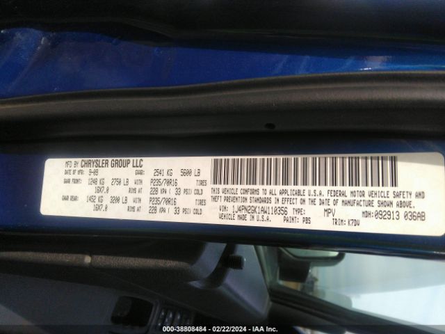 Photo 8 VIN: 1J4PN2GK1AW110356 - JEEP LIBERTY 