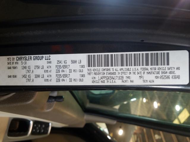 Photo 9 VIN: 1J4PP5GK5AW171639 - JEEP LIBERTY LI 