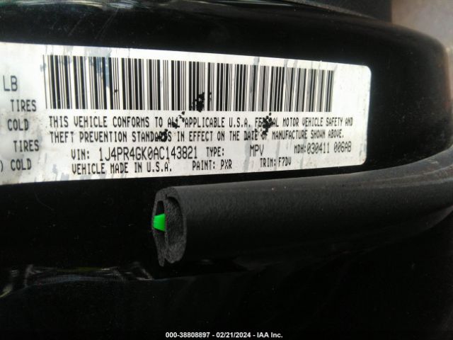 Photo 8 VIN: 1J4PR4GK0AC143821 - JEEP GRAND CHEROKEE 