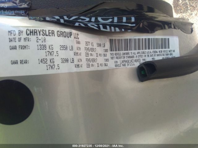 Photo 8 VIN: 1J4PR4GK1AC146453 - JEEP GRAND CHEROKEE 