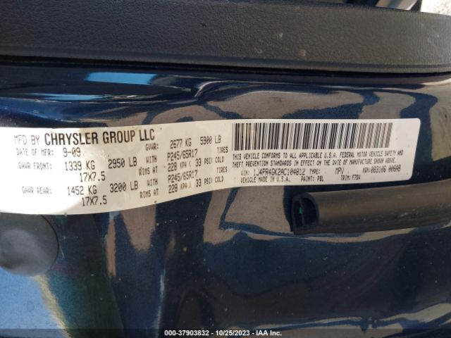 Photo 8 VIN: 1J4PR4GK2AC104812 - JEEP GRAND CHEROKEE 