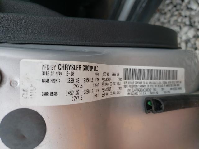 Photo 9 VIN: 1J4PR4GK6AC140342 - JEEP GRAND CHER 