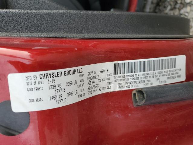 Photo 13 VIN: 1J4PR4GK6AC141698 - JEEP GRAND CHER 