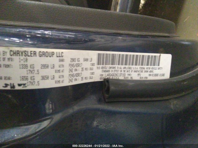 Photo 8 VIN: 1J4RG4GK2AC137193 - JEEP COMMANDER 