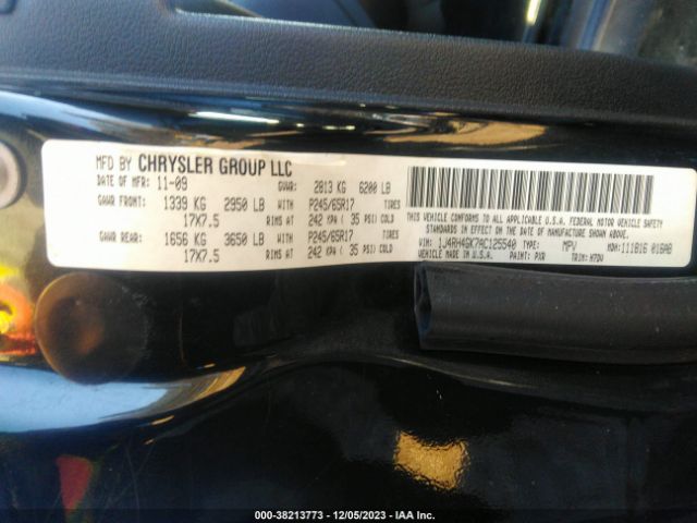 Photo 8 VIN: 1J4RH4GK7AC125540 - JEEP COMMANDER 