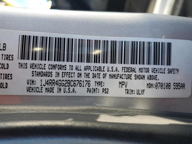 Photo 12 VIN: 1J4RR4GG2BC676176 - JEEP GRAND CHER 