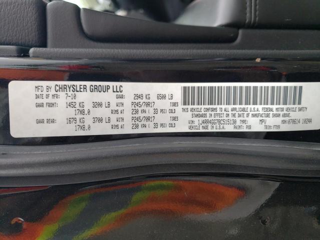 Photo 12 VIN: 1J4RR4GG7BC515130 - JEEP GRAND CHER 