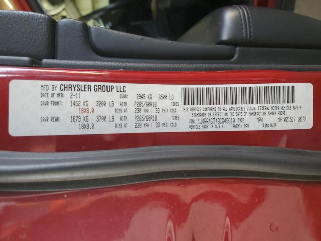 Photo 12 VIN: 1J4RR4GT4BC649610 - JEEP GRAND CHER 